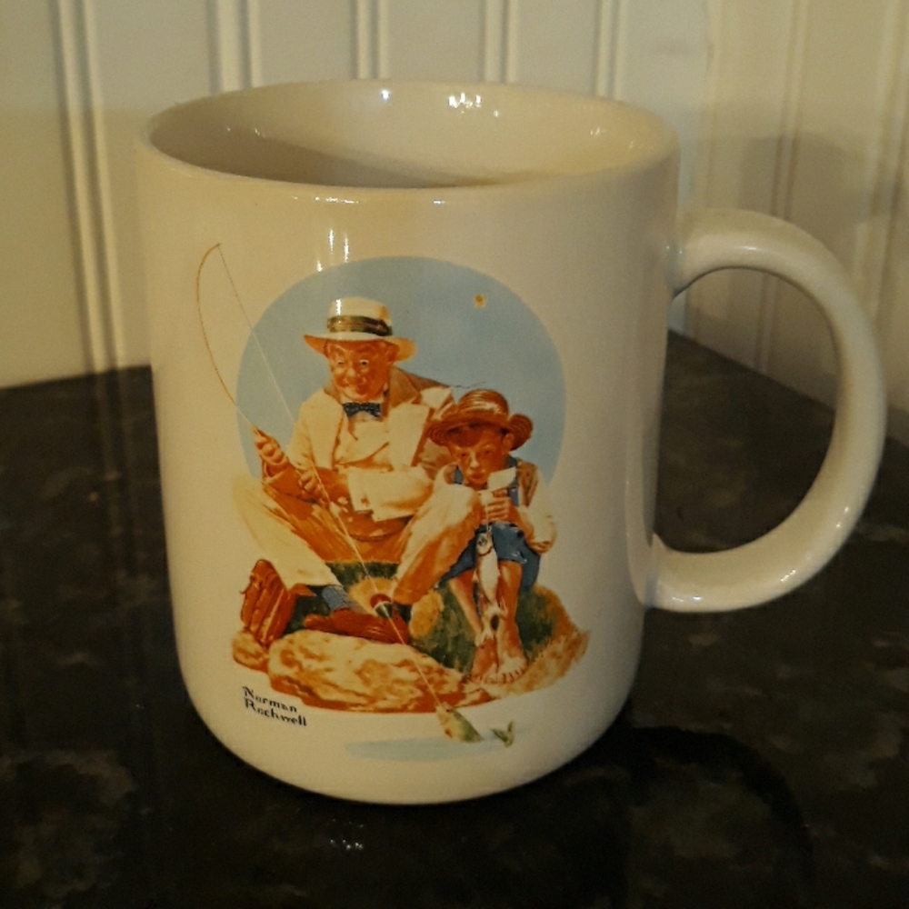 1987 Norman Rockwell Mug